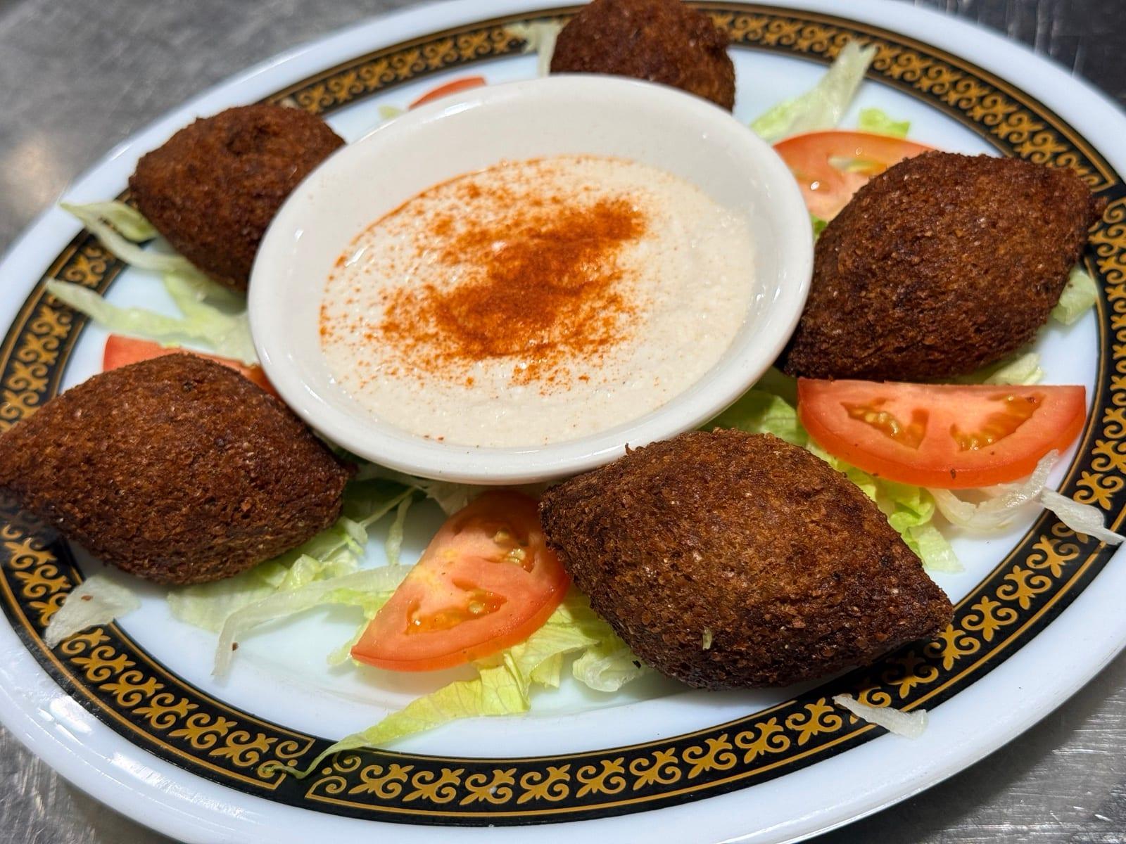 Fried Kibba (5 pcs) served at Ranch House Makarios Family Restaurant in Vestavia Hills